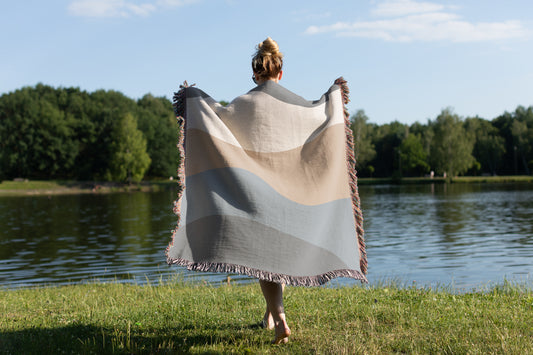 Desert Sands Boho Throw Blanket