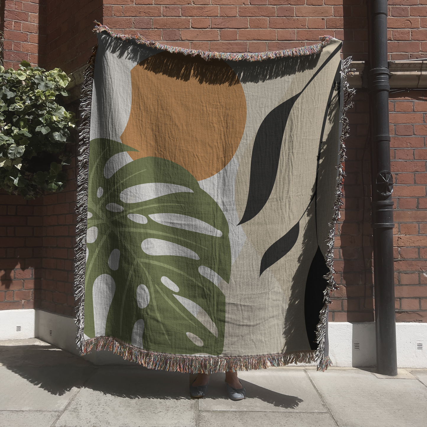 Tropical Breeze Boho Throw Blanket