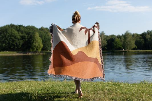 California Dreamin' Boho Throw Blanket