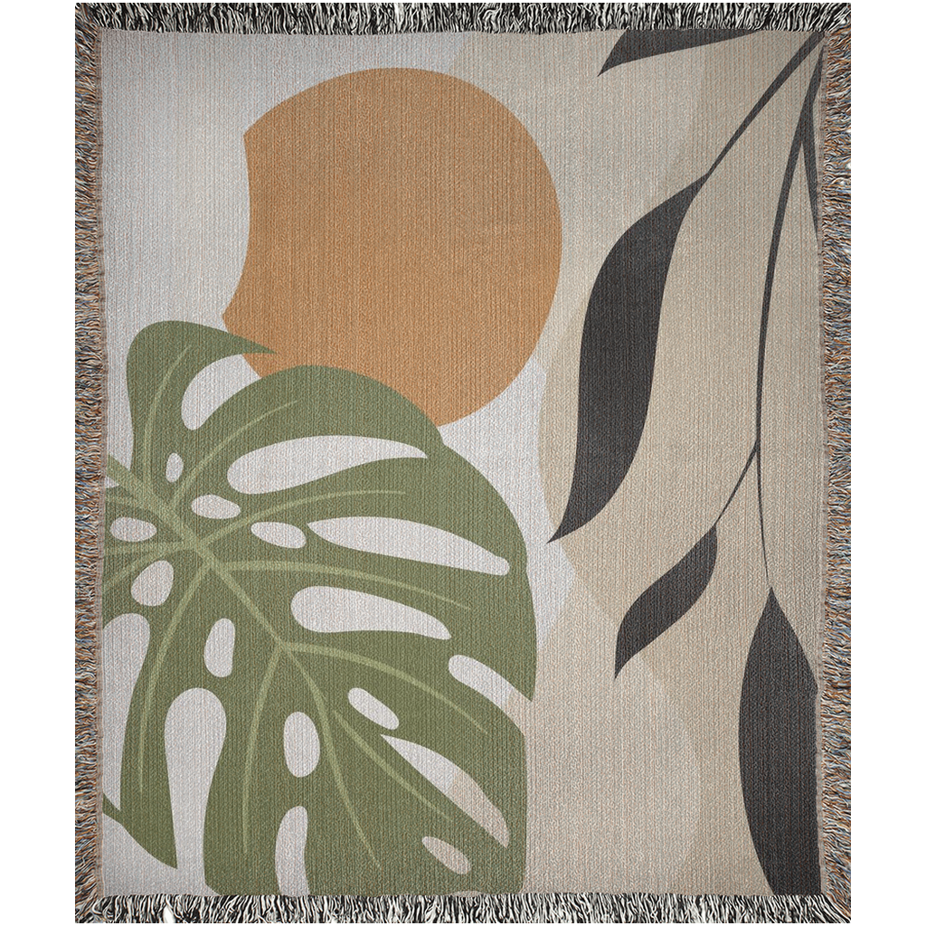 Tropical Breeze Boho Throw Blanket