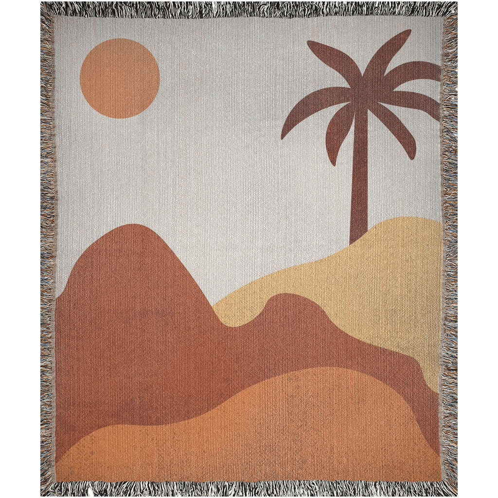 California Dreamin' Boho Throw Blanket