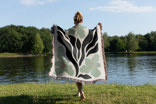 Matisse Style Boho Throw Blanket